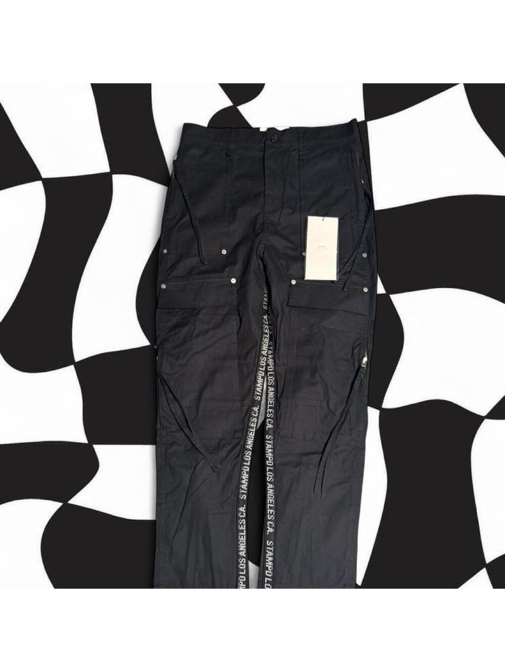 NWT! Stampd Black cargo pants with zippers